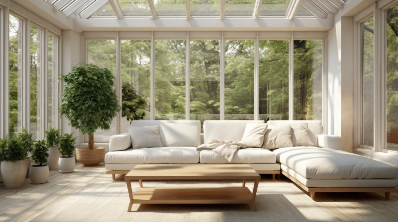 Maximizes natural light for a brighter, welcoming space.